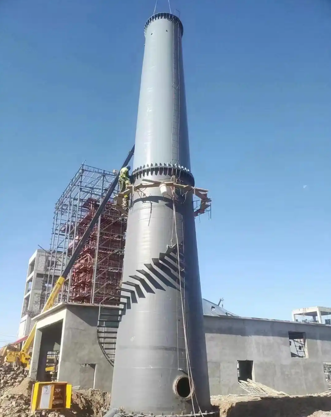 鋼煙囪新建 鋼煙囪新建